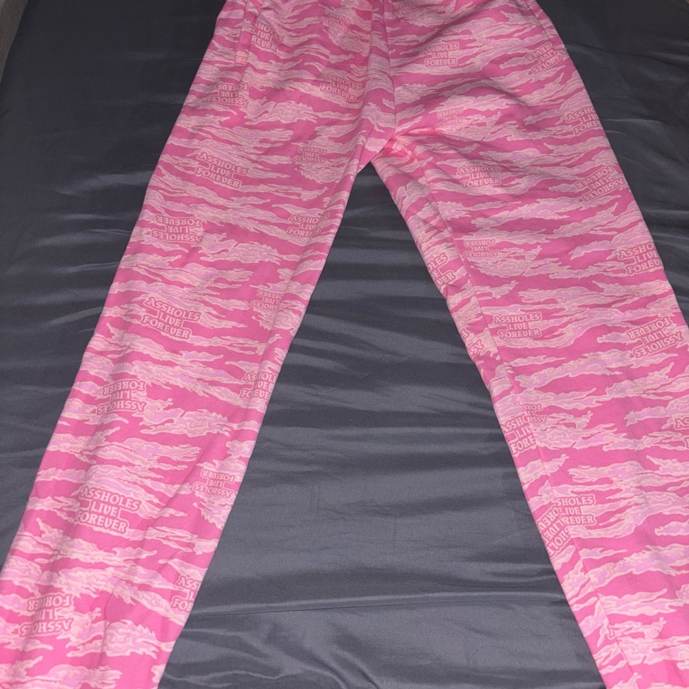 Assholes Live Forever Pink Joggers